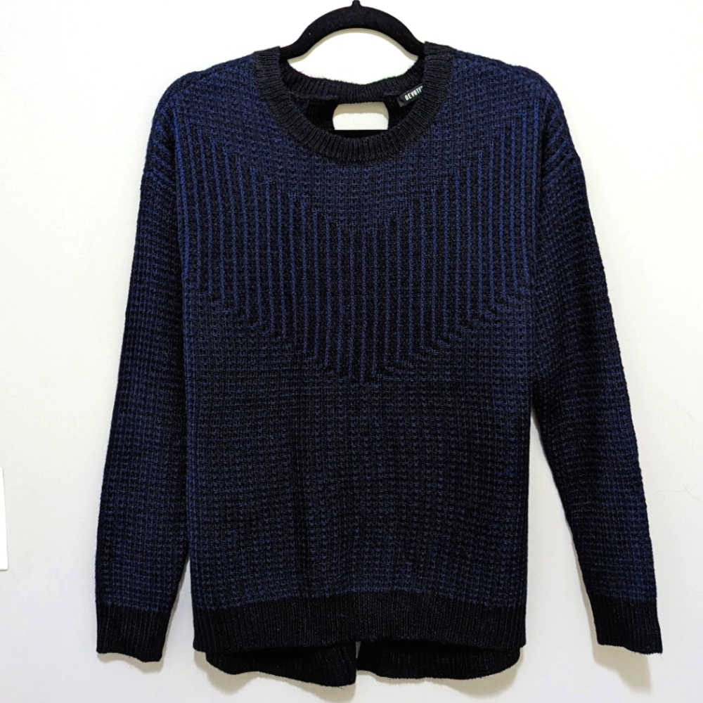 Open back detail sweater